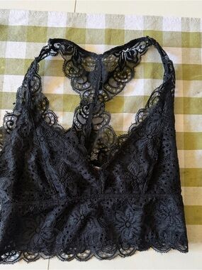 Kimchi Blue Black Lace Bralette